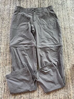 Columbia Women's Straight Leg Cargo Hiking Pants - Gray